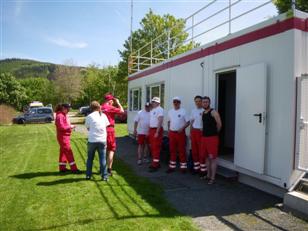 Einsatzteams beim Briefing